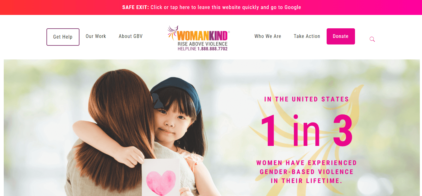 Womankind – Survivor Support & Advocacy Platform portfolio image